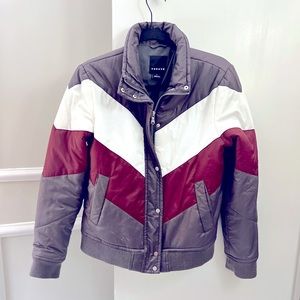 Trouvé Chevron Jacket from Nordstrom.   Size Small. Like new